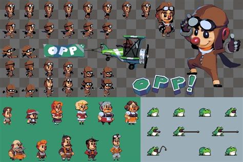 10 Free Characters For Your 2d Game Unlucky Studio