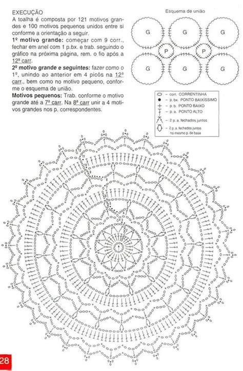 Easy Free Crochet Doily Patterns Diagrams Weave Crochet