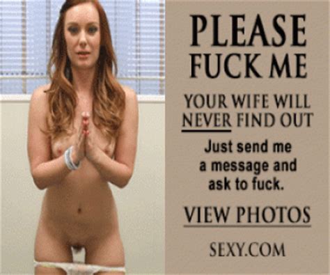 Another Please Fuck Me Advertisement Babe