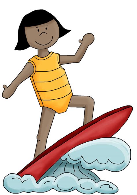 Surfer Girl Cartoon Clipart Best