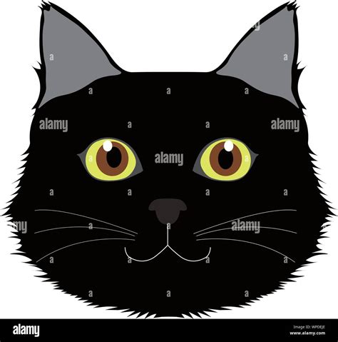 Black Cat Stock Vector Images Alamy