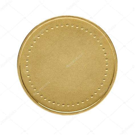 Blank Gold Coin Image Blank Gold Coin — Stock Photo © Rangizzz 44335241