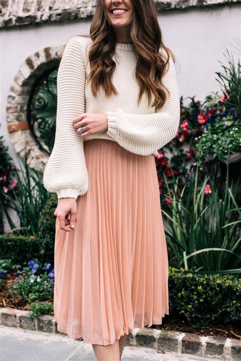 Twirling Into The New Year In A Pink Pleated Skirt Sequins And Stripes