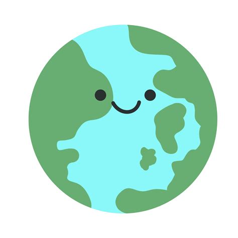 Earth Drawing Cute Cartoon Earth Day Clip Art Illustration 23477165 Png
