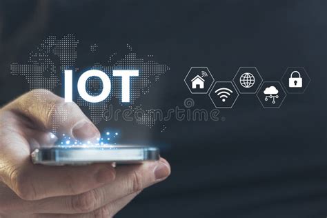 Concept Iot Or Internet Of Things A Technology For Transferring Data