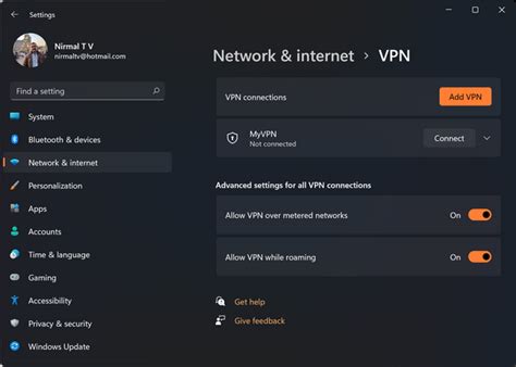 How To Create A Vpn Connection In Windows 11