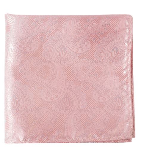 Twill Paisley Blush Pink Pocket Square | Pink pocket square, Silk pocket square, Pocket square ...