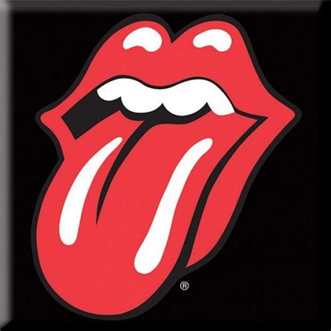 The Rolling Stones Classic Tongue Fridge Magnet Eyesore Merch