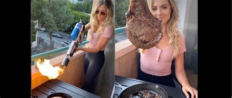 Woman Cooks Steak With A Flamethrower In Awesome Video The Daily Caller