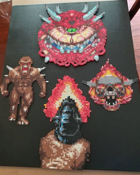 Doom Legenerdycreations On Instagram Perler Bead Art Perler Art Bead Art