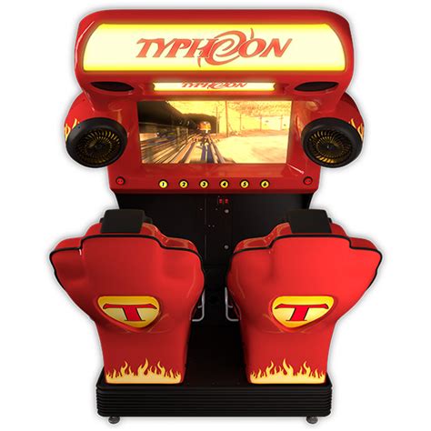 Typhoon Motion Theatre Simulator Arcade Machine 10th Anniversary Edit