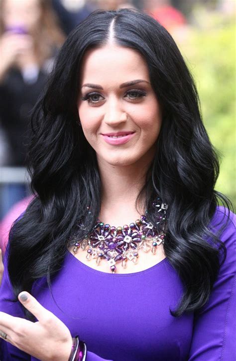 Sweet Katy Perry In Purple Dresses