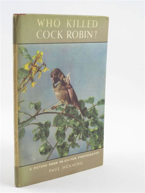 Who Killed Cock Robin Stock Code 1501573 Stella And Rose S Books