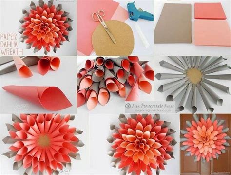 Decoration And Ideas Step By Step How To Make Paper Flowers