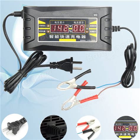12v 6a Smart Fast Battery Charger For Car Motorcycle Lcd Display Sale