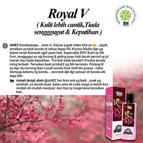 Kurma dhuha jamu ratu malaya. Jamu Ratu Malaya/JRM/ Royal V, Health & Beauty, Face ...