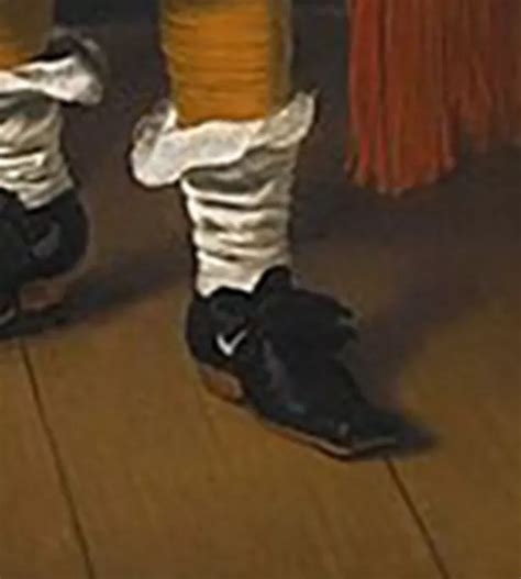 Nike Shoes Spotted In 400 Year Old Painting Sparks Time Traveller