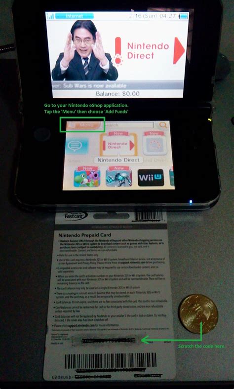 The digital card balance may only be used on a single nintendo eshop account. Pocket Monster Hidden Trainer: Adding Funds to your Nintendo eShop with Prepaid Card