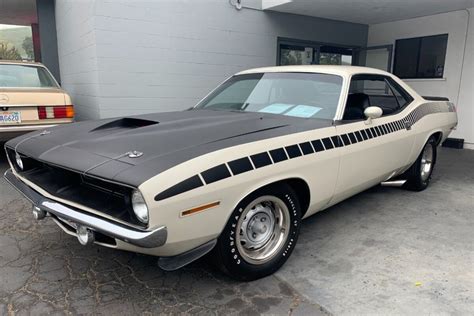 1970 Plymouth Aar Cuda 4 Speed For Sale On Bat Auctions Sold For