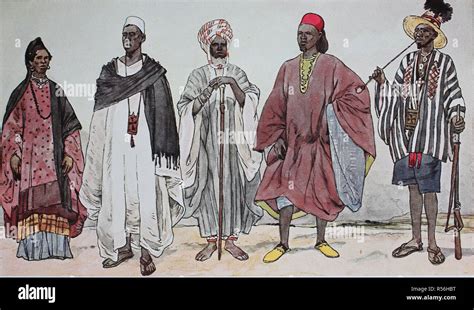 Clothing Historical Fashion In Africa Senegal Illustration Senegal