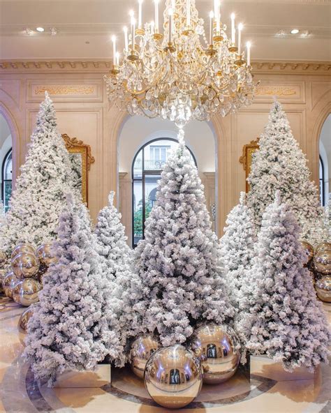 Santas List The Most Beautiful Hotel Christmas Trees In Paris This