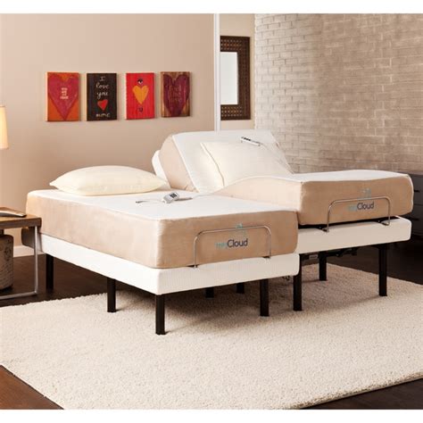 Split king size bed frames : Shop myCloud Adjustable Bed Split King-size with 10-inch ...