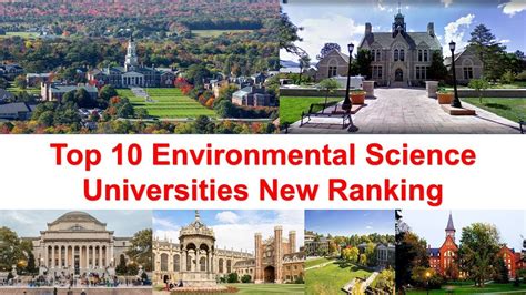 Top 10 Environmental Science Universities In Usa New Ranking