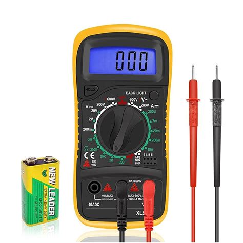 Digital Multimeter Lcd Electrical Test Meter Volt Ammeter Ohm Ac Dc