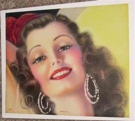 vintage 1940 s original pin up girl fas co memories devorss elvgren 8x10 art ebay