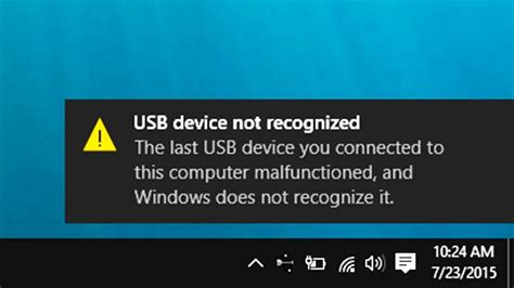 how to fix usb device not recognized in windows 10 8 1 7 youtube