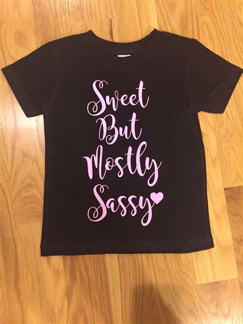 Items Similar To Sweet But Mostly Sassy Shirt Third Birthday Funny