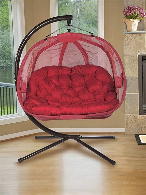 Maybe you would like to learn more about one of these? Flower House Hanging Pumpkin Loveseat Chair with Stand ...