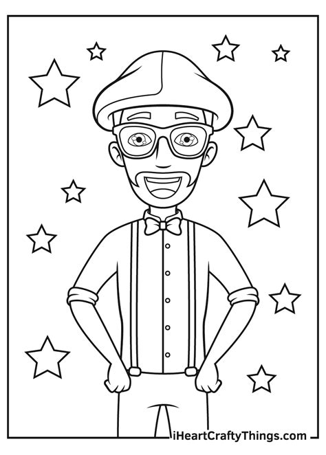 Printable Blippi Coloring Pages Customize And Print