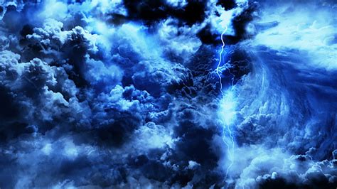 Mysterious Dark Night Thunder Clouds By Maikan Videohive