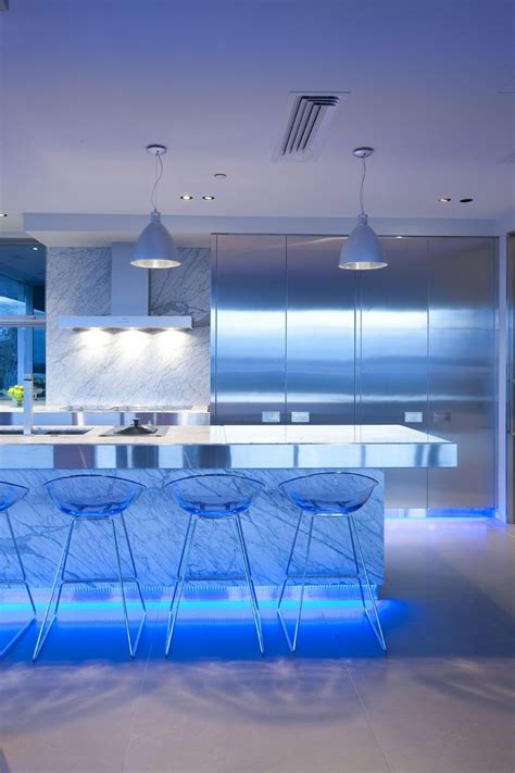 17 Light Filled Modern Kitchens By Mal Corboy Lighting Design Interior Futuristic Interior