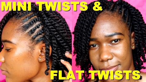 Mini Twists On Shortmedium Length Natural Hair ️jah Nette Youtube