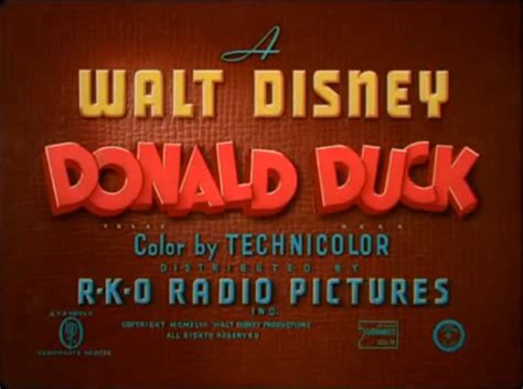 Color By Technicolor The Trail Of Donald Duck From The Flickr
