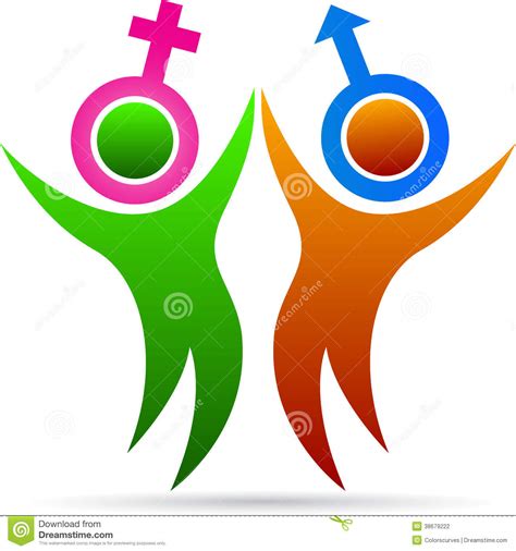 Couple With Sex Symbol Stock Vector Illustration Of