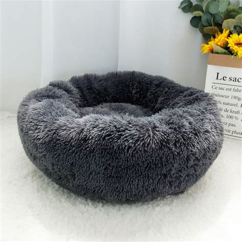 New Hot Best Selling Fluffy Calming Dog Bed Long Plush