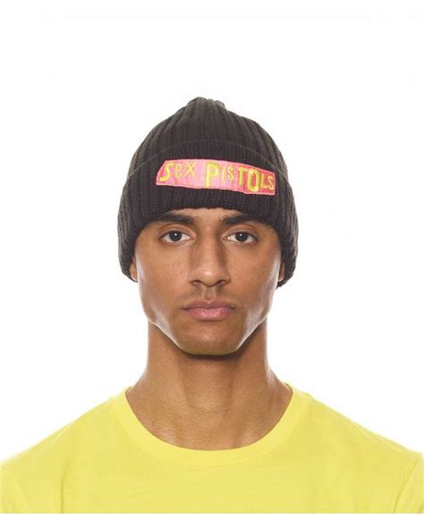 Cult Of Individuality Sex Pistol Beanie In Black For Men Lyst