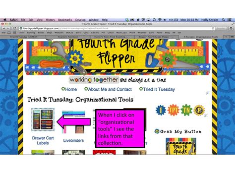 Fourth Grade Flipper Tried It Tuesday Link Collections In A Blog