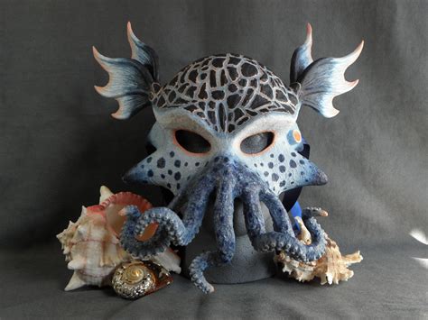 Octopus Creature Mask By Moonhare Masquerade Mythical Sea Creatures