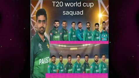 Pakistan Squad T20 World Cup 2022 Icc Youtube