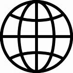Globe Vector Svg Icon Line Earth Symbol