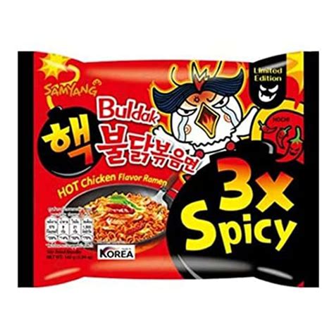 Samyang Buldak 3x Spicy Flavor Ramen 1 Pack Shopndrop
