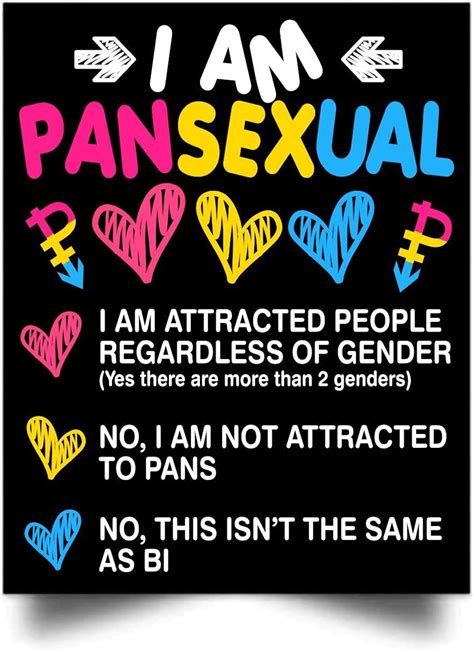 Amazon Com I Am Pansexual Lgbtqia Pride Rainbow Hearts Definition My