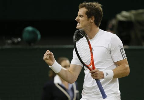 Andy murray celebrates after winning wimbledon in july 2013. Wimbledon 2013 Final: Novak Djokovic v Andy Murray, Where ...