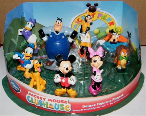 Mickey Mouse Clubhouse Deluxe Figure Set Disney Exclusive Set Of 9 Fun