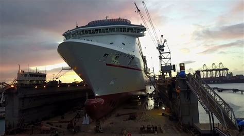 Carnival Pride Out Of Dry Dock Carnival Dream Completes