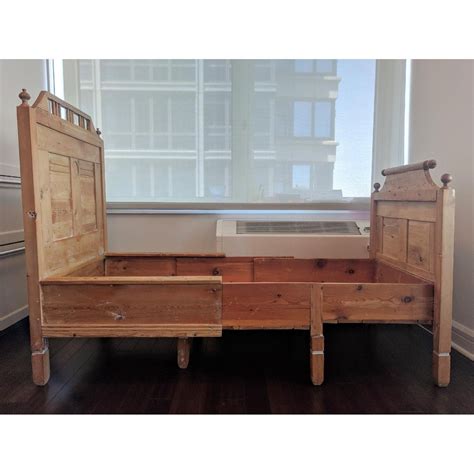 Bed Original Wood Sitting On A Bed Unfiltered Berry Houzz